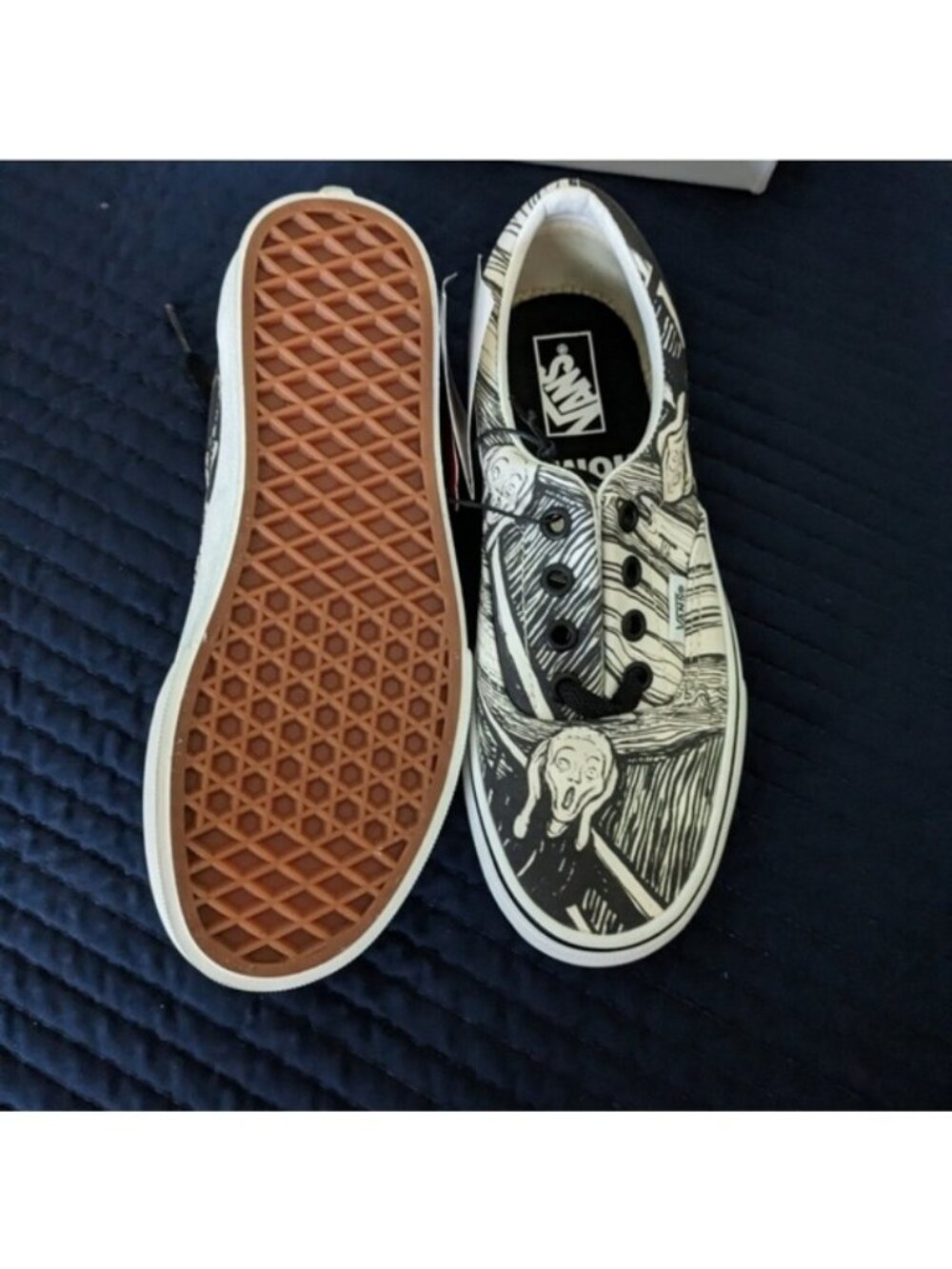 Vans Era MOMA Edvard Munch VNOA4BV41UB Women 5.5 Black and White 072026 - Picture 7 of 7